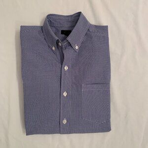 J Crew gingham button down collar shirt